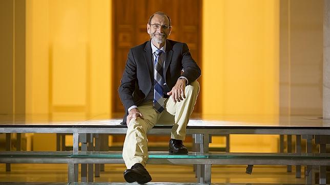 Cristopher Field posó para ABC durante su estancia en Madrid para recoger el Premio BBVA Fronteras del Conocimiento