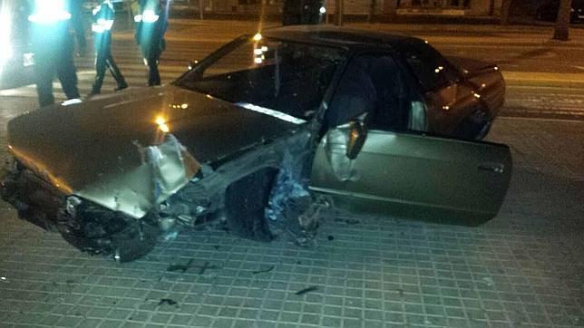 Espectacular accidente en la entrada de Utrera