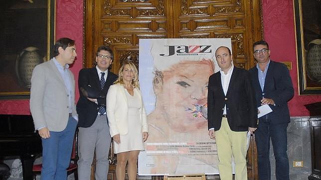 Presentación del Festival Internacional de Jazz de Granada, con el cartel de Juan Vida
