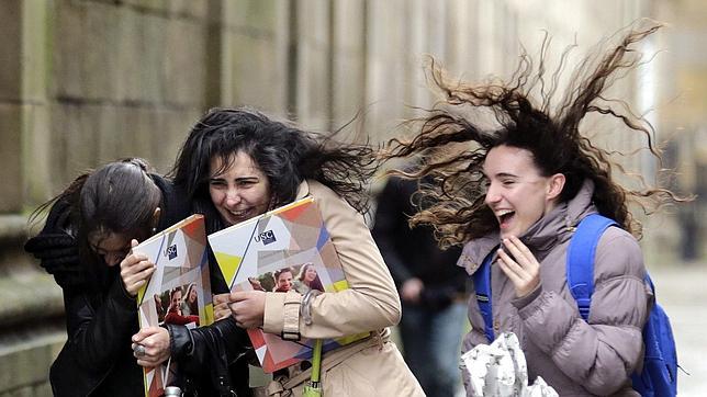 Cedeira registra la racha de viento máxima, 133 kilómetros por hora