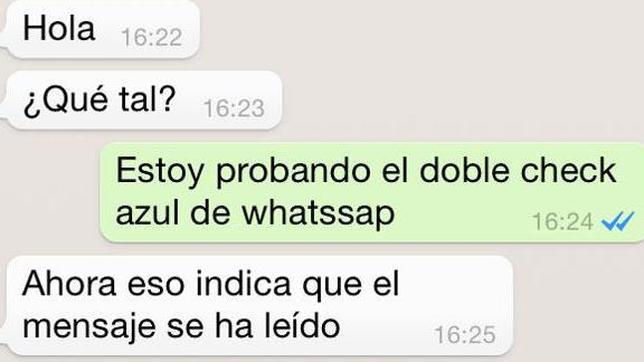 Jaque a la intimidad con el doble «check» de WhatsApp