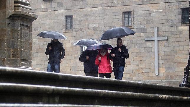 Galicia, en alerta por lluvias y con los termómetros en picado