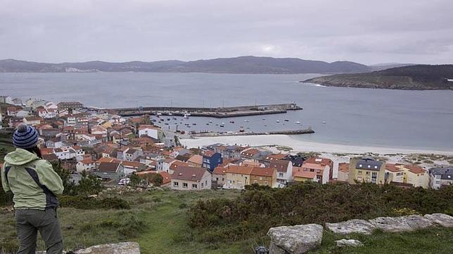 Vistas del paseo marítimo de Laxe