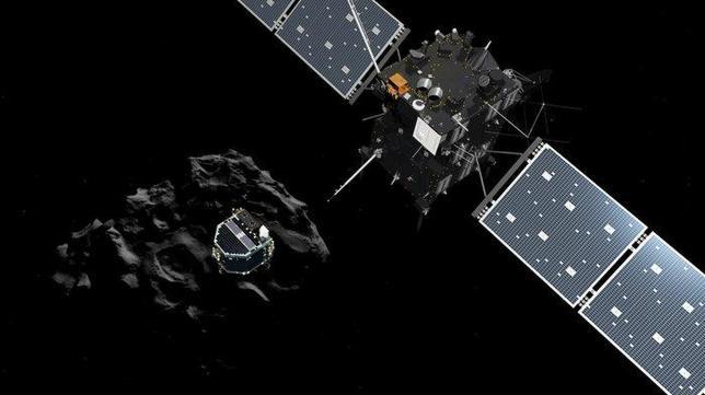 La separación del módulo Philae de la sonda Rosetta y su aterrizaje en un cometa, en directo