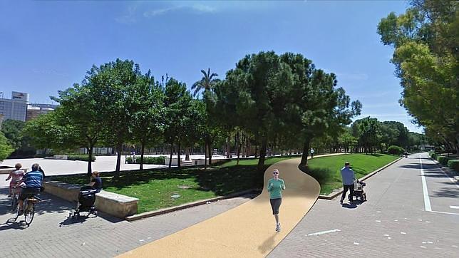 Imagen virtual del nuevo circuito para corredores del río
