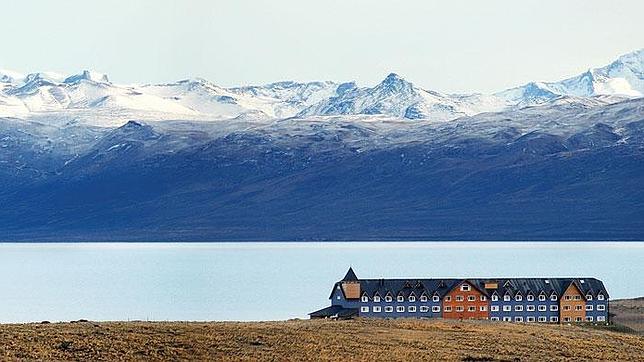 Vista panorámica del hotel Alto Calafate en la Patagonia argentina