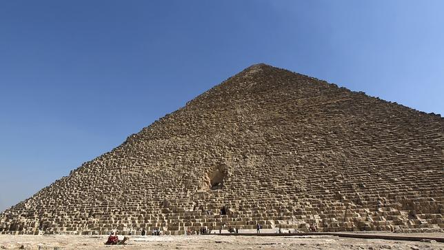 Pirámide de Keops, donde los arqueólogos germanos se hicieron con el cartucho jeroglífico