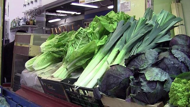 Cuanto más frío, mejores verduras en el mercado