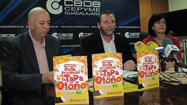 Pajares, Nogueroles y Domínguez han explicado la nueva edición de la Ruta de la Tapa