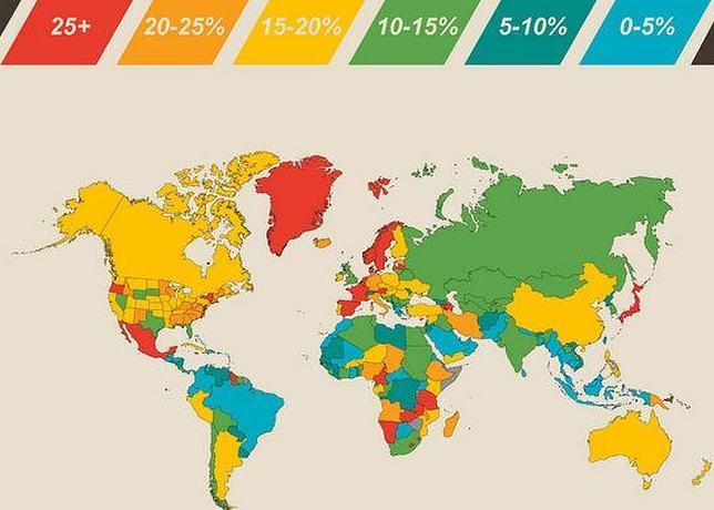 ¿Cuánto paga de media un español en IRPF respecto a otros países?