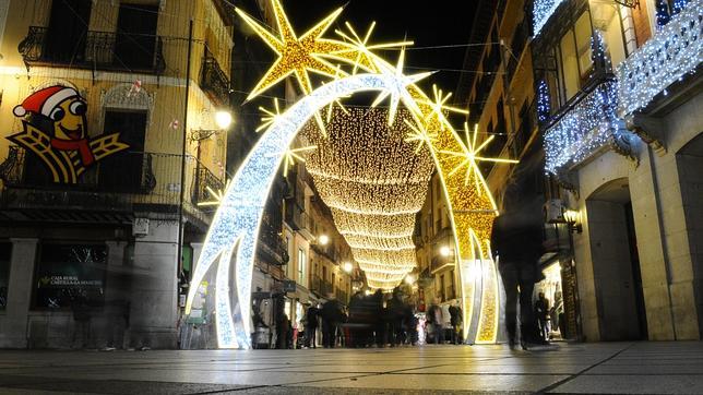 Iluminación navideña de la calle del Comercio