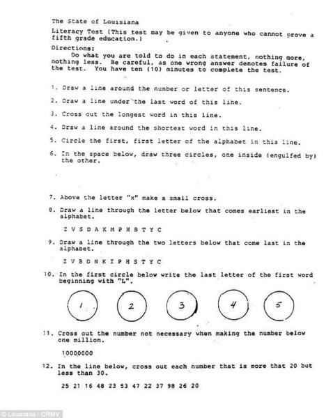 Los estudiantes de Harvard suspenden el examen que tenían que pasar los negros en 1964 para votar