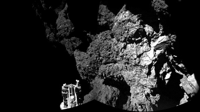 La ESA recibe una señal del módulo Philae, que logra taladrar el cometa