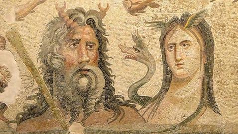 Océano y Tithys, en otro de los mosaicos