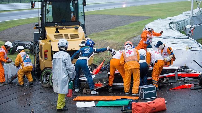 Jules Bianchi sale del coma inducido y es trasladado a Niza