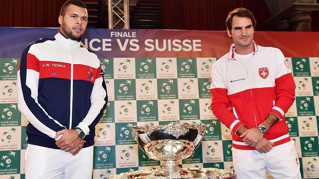 Tsonga-Wawrinka y Monfils-Federer abren la final de la Copa Davis