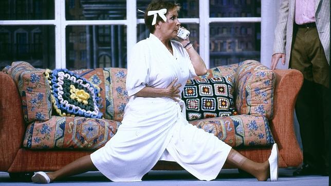 Imágenes de la obra de teatro «Celeste no es un color», con la sin par Lina Morgan en su papel protagonista