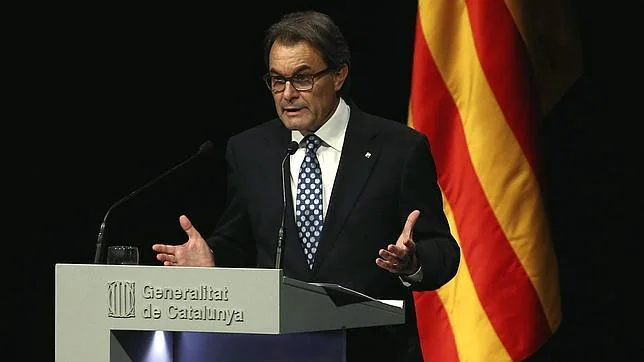 El presidente catalán y líder de CiU, Artur Mas