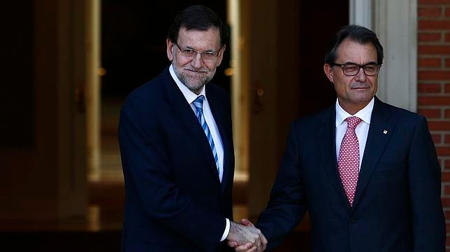 Mariano Rajoy y Artur Mas