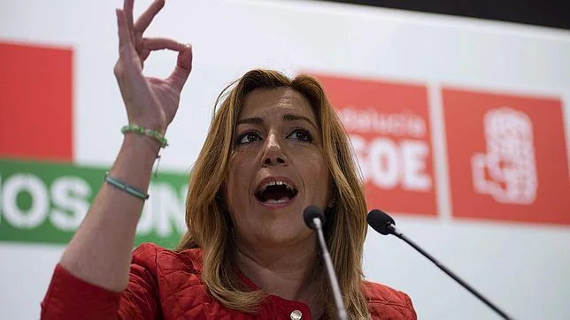 Susana Díaz en un acto en Jaén