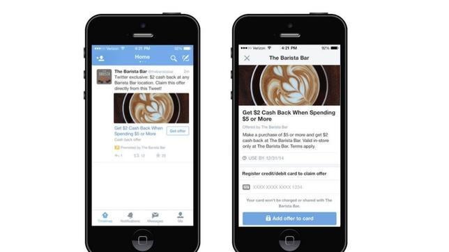 Twitter permite ahorrar a través de las «Twitter Offers»