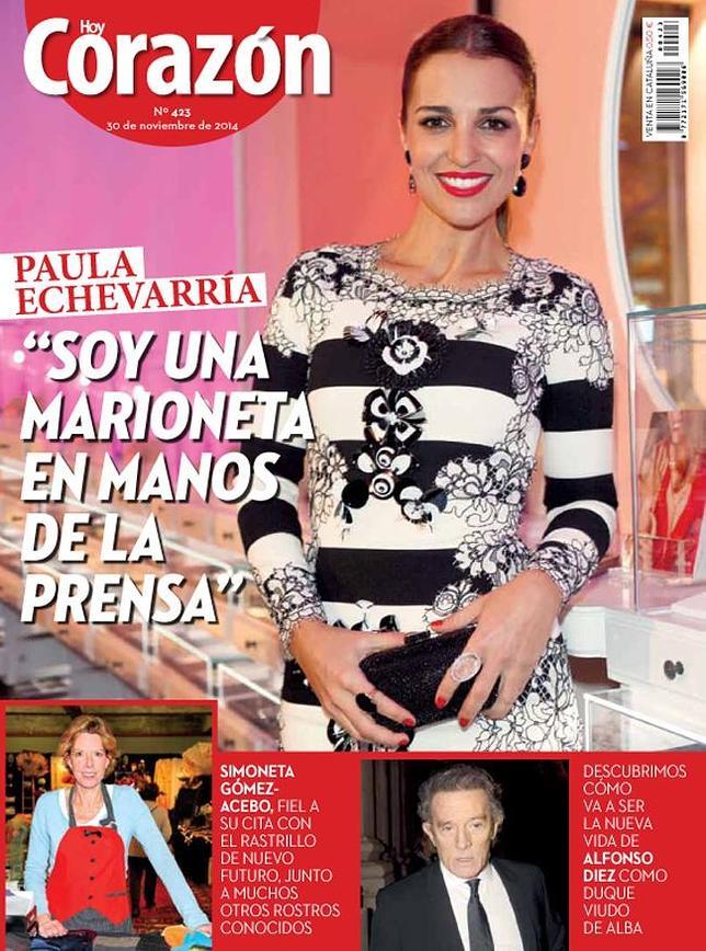 Paula Echevarría: «Soy una marioneta en manos de la prensa»