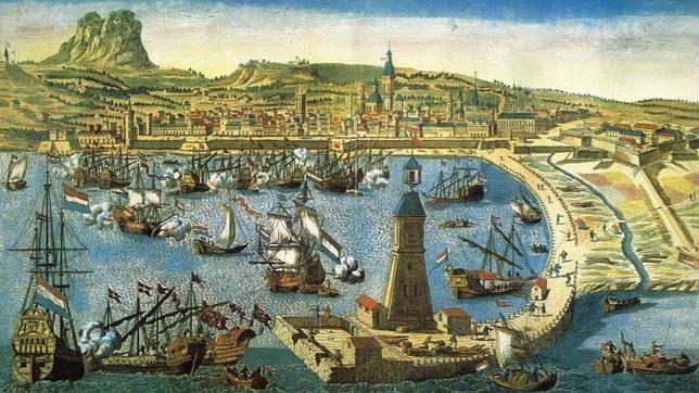 Grabadp spbre ña gierra de Sucesión de 1714