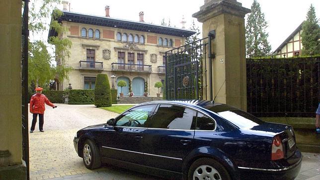 Llegada al Palacio de Ajuria Enea