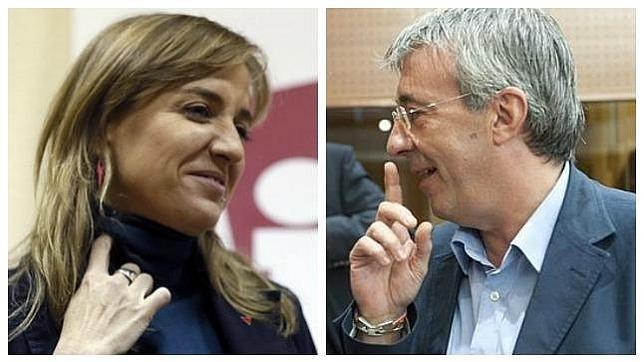 Tania Sánchez «acorrala» al portavoz de IU en la Asamblea de Madrid