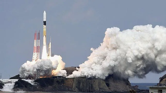 La sonda Hayabusa 2 iba a bordo de un cohete H-IIA