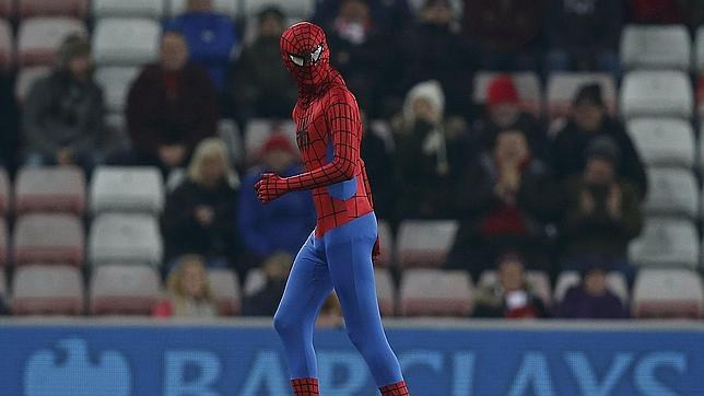 Spiderman se cuela en el Sunderland-City