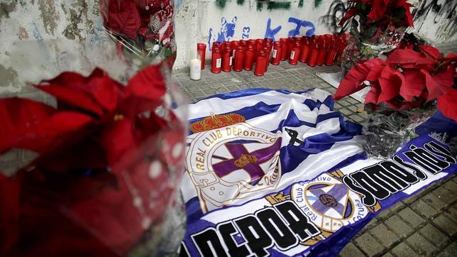 Velas en honor a Jimmy