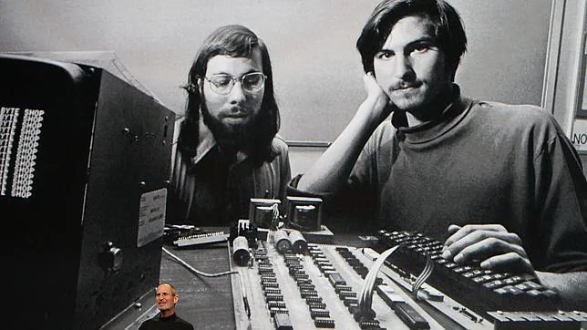 Jobs y Wozniak en los primeros años de Apple