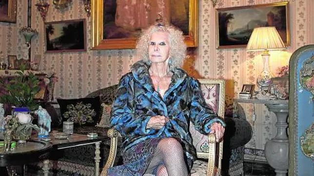 La duquesa de Alba en la Palacio de Dueñas