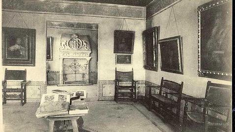 Postal editada por Heliotipia Artística Española hacia 1928 (Sala de la Casa del Greco)