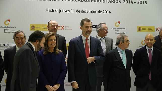 El Rey ve en la internacionalización «una garantía para la recuperación y el empleo»