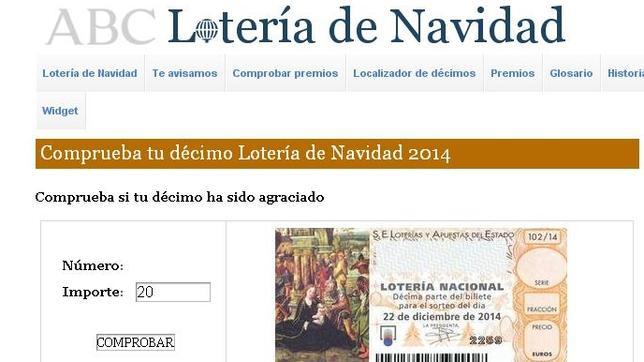 Los premios de la Lotería de Navidad tienen casa desde siempre en ABC