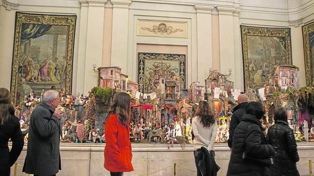 Belén napolitano del Palacio Real de Madrid