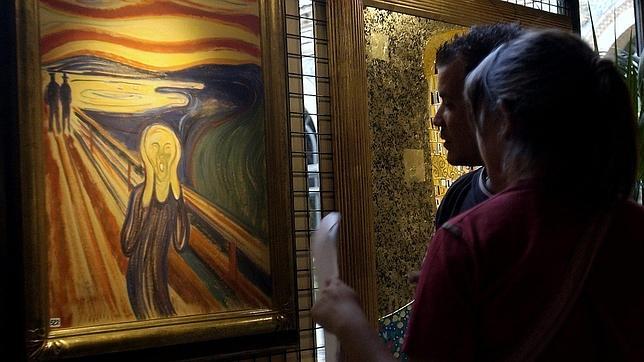 Exposición de una copia de «El grito» en Sevilla