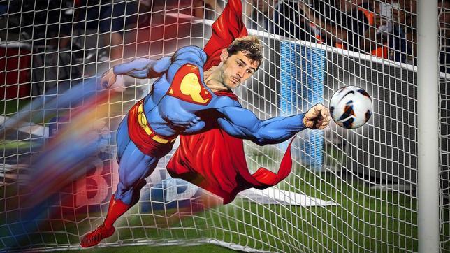 Casillas se transforma en Superman