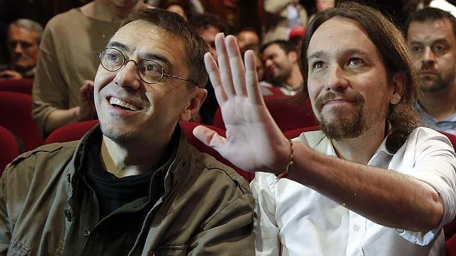 Juan Carlos Monedero y Pablo Iglesias, en una imagen de archivo