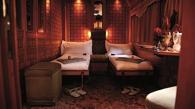 Una de las suites del Eastern & Oriental Express