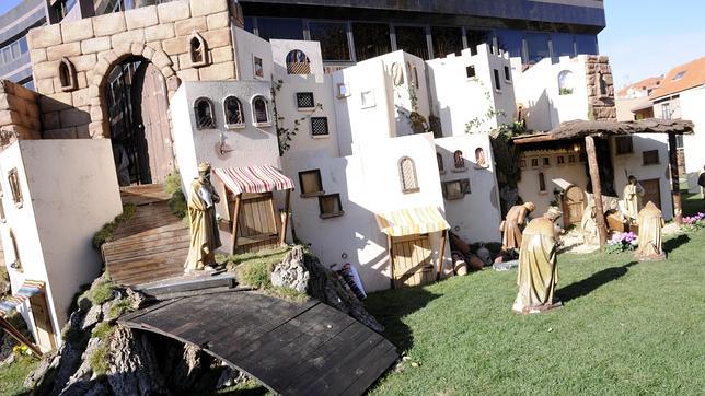 El belén de Caja Rural es uno de los que más expectación despiertan entre grandes y pequeños