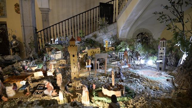 Este nacimiento puede ser visitado durante todas las fiestas navideñas de nueve a dos de la tarde