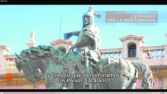 El Gobierno catalán se «apropia» de la estatua de Jaime I en Valencia