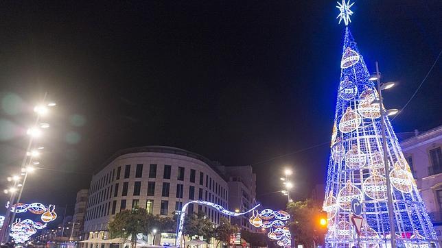 Aspecto del alumbrado almeriense