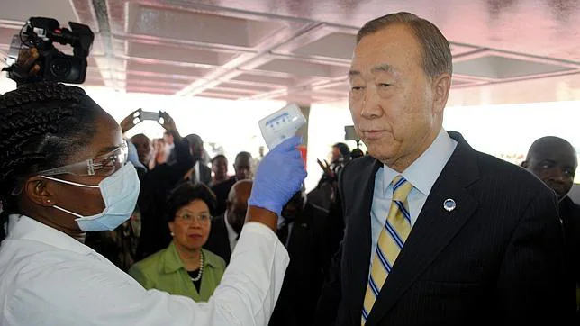 Ban Ki Moon insta a seguir estrictamente las normas sanitarias frente al ébola
