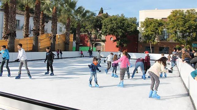 Tomares patina sobre hielo en un fin de semana lleno de actividades