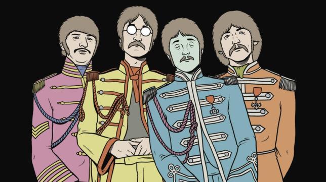 Detalle de la portada de «Paul está muerto y otras leyendas del "rock"», publicado en Errata Naturae