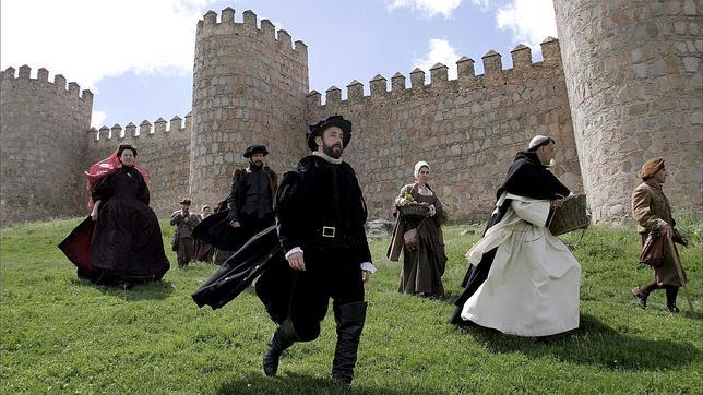 Imagen del rodaje de la película «Teresa, muerte y vida», de Ray Loriga (2006)